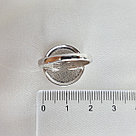 Кольцо из серебра с кристаллом SOKOLOV 94012428 покрыто  родием, фото 4