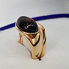 Серебряное кольцо с янтарём коньячным Darvin 920042650aa, фото 3