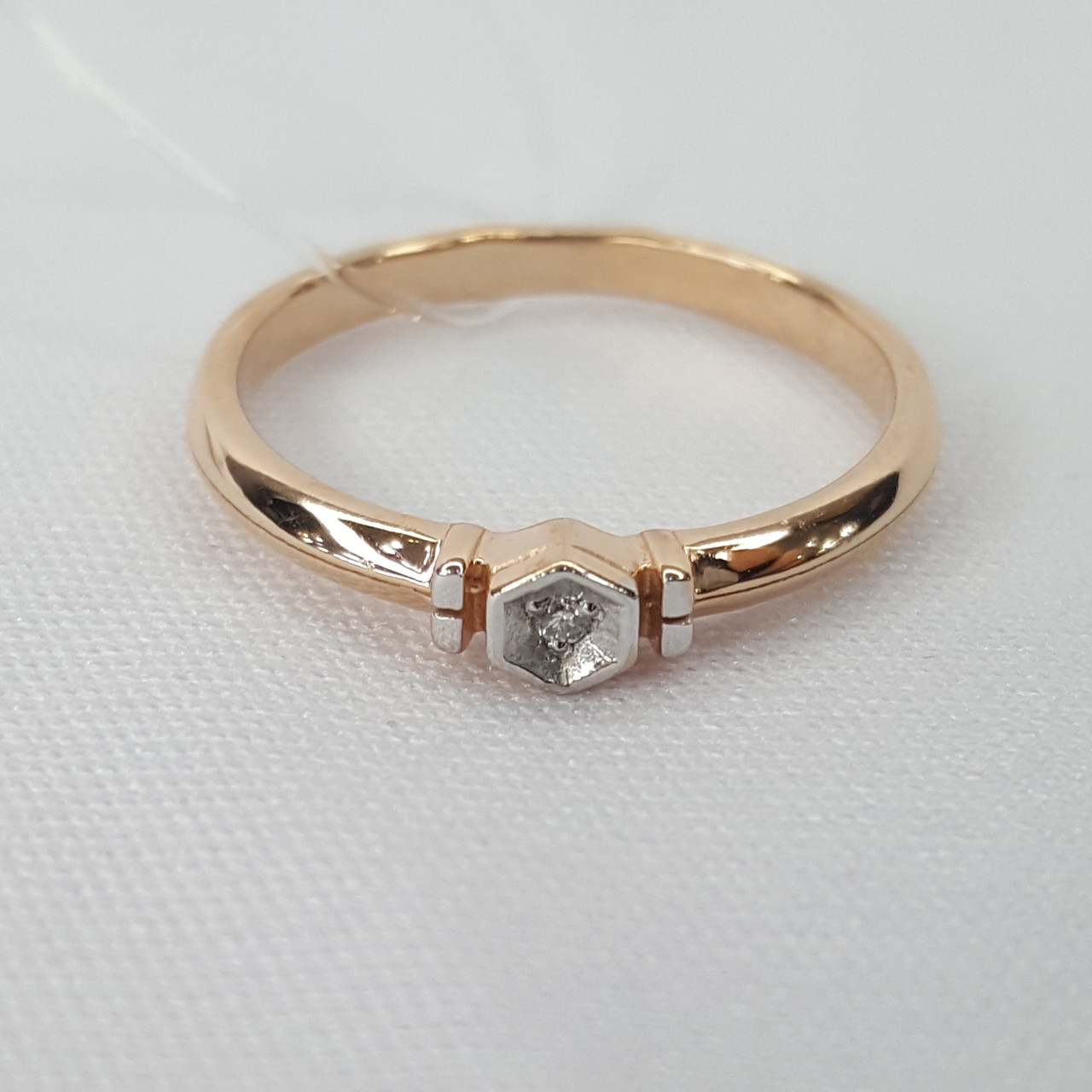 Серебряное кольцо Бриллиант Aquamarine 060126.6 позолота - фото 6 - id-p93864860