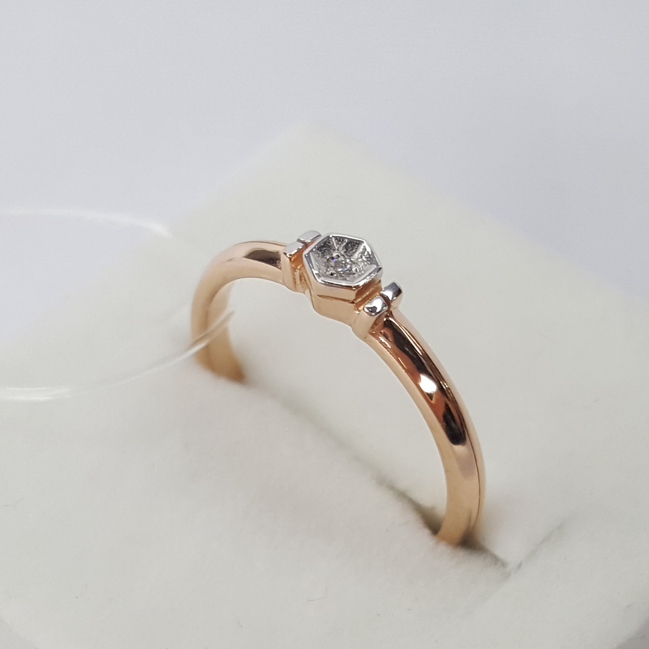 Серебряное кольцо Бриллиант Aquamarine 060126.6 позолота - фото 7 - id-p93864860