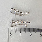 Серьги из серебра SOKOLOV 94-120-01157-1 покрыто  родием,каффы коллекц. 0, фото 4
