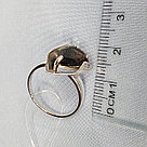 Кольцо из серебра с раухтопазом SOKOLOV 92011971 покрыто  родием, фото 5
