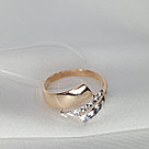 Кольцо из золочёного серебра Diamant 93-110-00803-1 позолота, фото 2