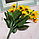 Букет подсолнухов (искусственный) 1 ветка 27-35 см, фото 6