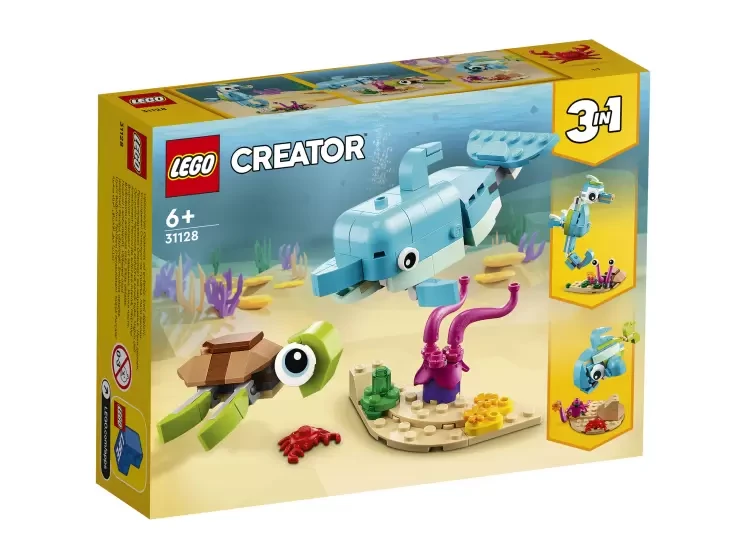 LEGO Creator 31128 Дельфин и черепаха, конструктор ЛЕГО - фото 2 - id-p98432887