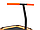 Батут домашний для фитнеса UNIX line FITNESS Orange (130 cm), фото 3