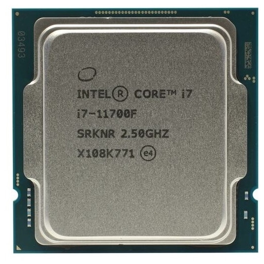 Процессор Intel Core i7-11700F 2,5GHz (4,9GHz) 16Mb 8/16 Core Rocket Lake Intel® 65W FCLGA1200 Tray