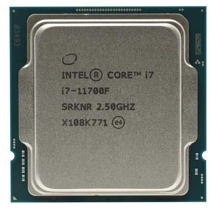 Процессор Intel Core i7-11700F 2,5GHz (4,9GHz) 16Mb 8/16 Core Rocket Lake Intel® 65W FCLGA1200 Tray, фото 2
