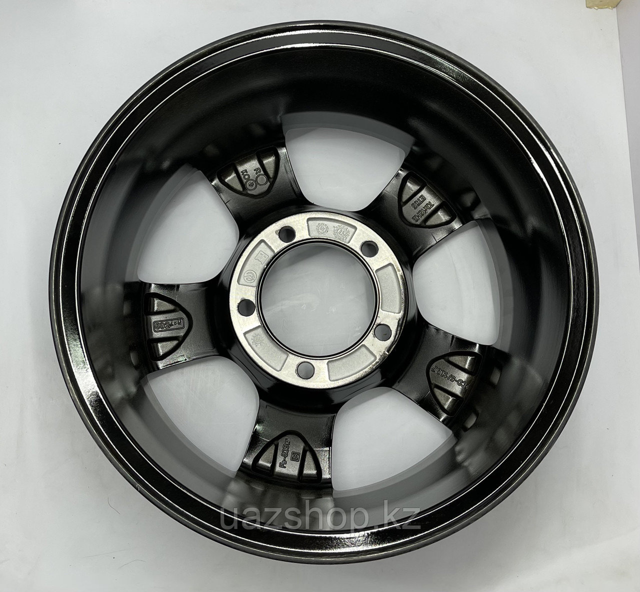 Диск колесный литой для автомобиля УАЗ R 16 (Алмаз) - фото 4 - id-p48527408