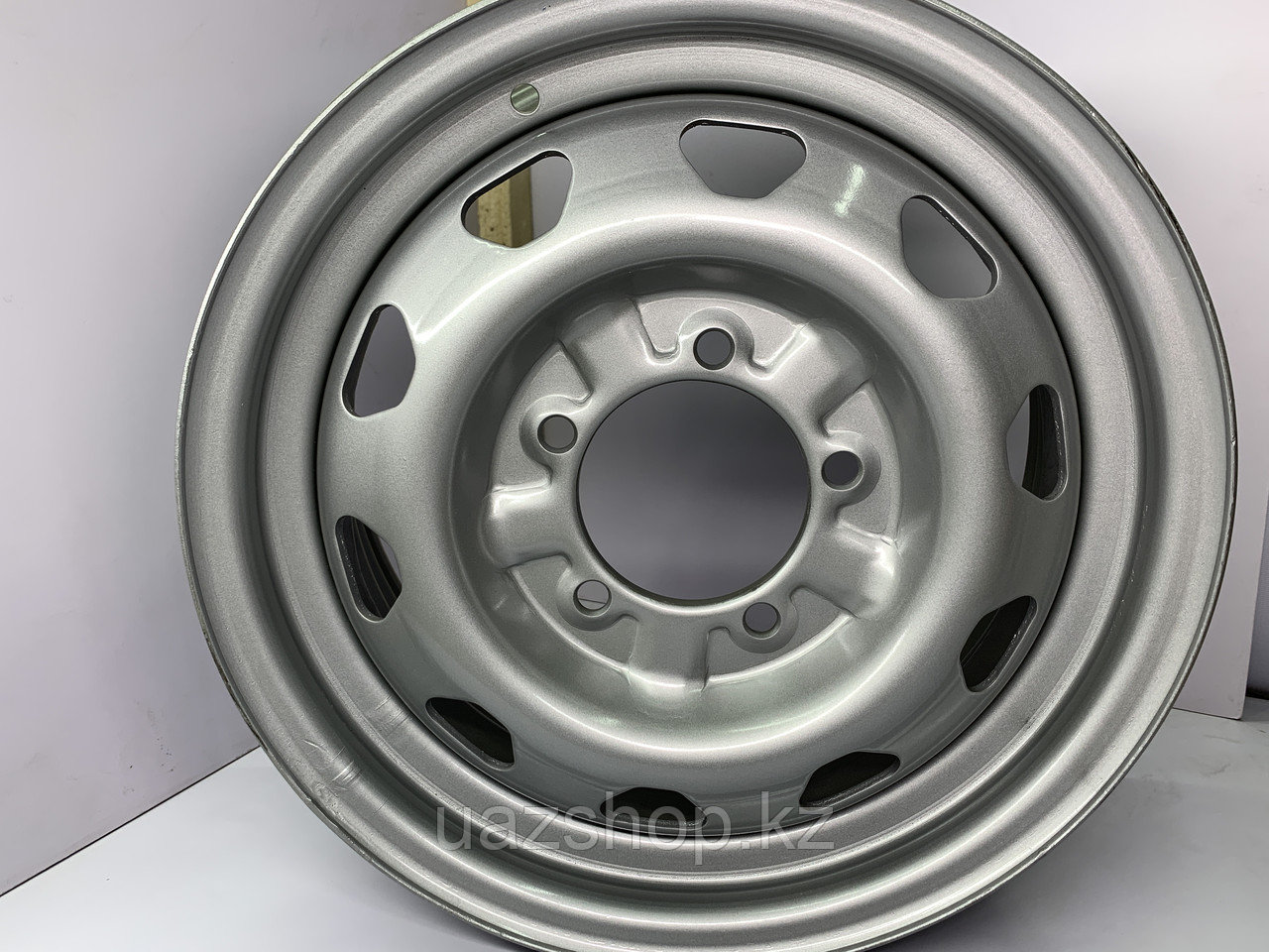 Диск колесный штампованный R16 для УАЗ (серый) - фото 2 - id-p48529625