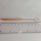 Зажим для галстука из серебра Aquamarine 70409.6, фото 3