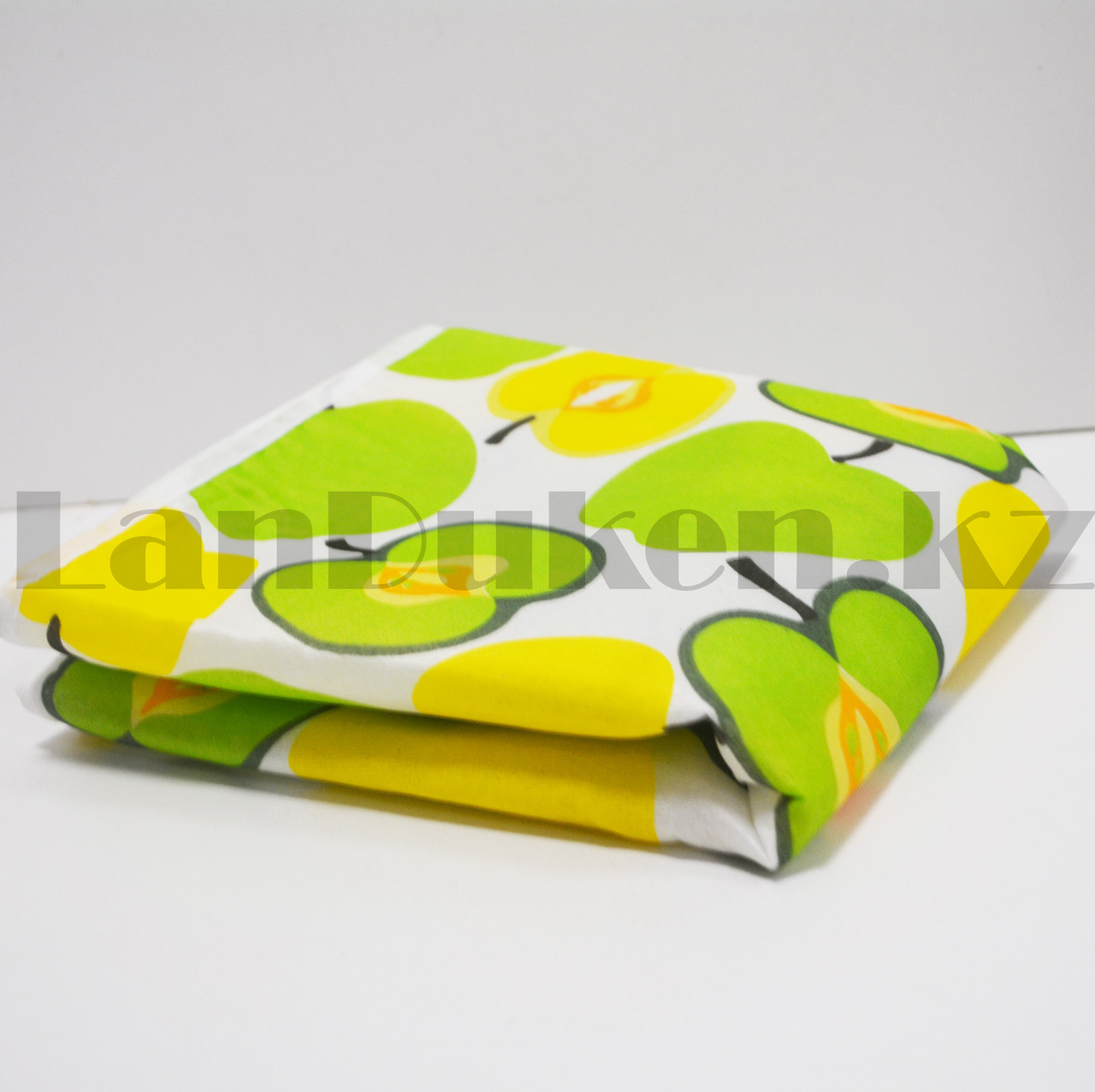 Чехол для гладильной доски 140х50 см с яблоками зеленая - фото 5 - id-p98437989