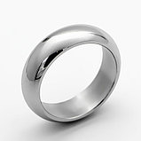 Кольцо обручальное "Grey steel", фото 4