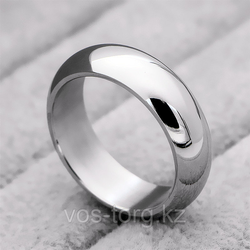 Кольцо обручальное "Grey steel"