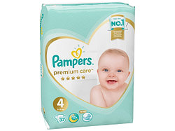 Подгузники PAMPERS Premium Care Maxi (9-14 кг) Экономичная Упаковка 37шт