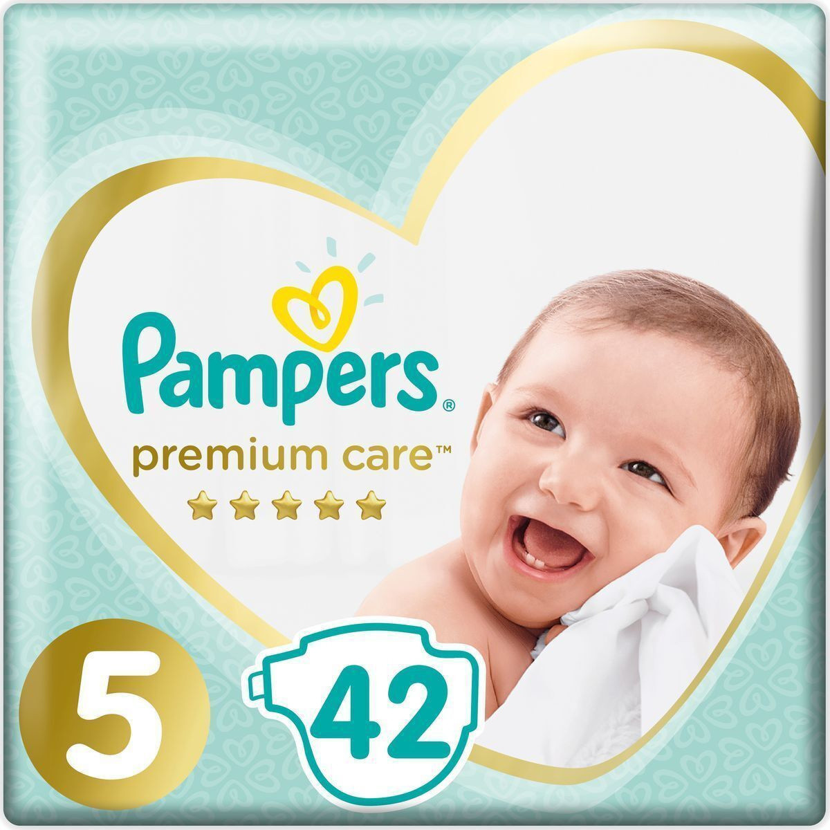 Подгузники PAMPERS Premium Care Junior (11-16 кг) Упаковка 42шт
