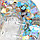 Мыльница 3D настольная гелевая с декоративными ракушками голубая, фото 7