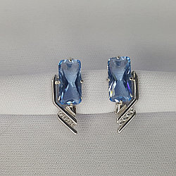 AQUAMARINE серебро с родием 4716092А.5