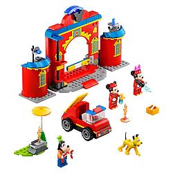 Lego Микки и Друзья Пожарная часть и машина Микки и его друзей