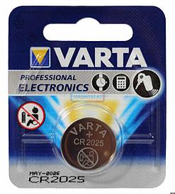 Батарейка Varta electronics CR2025 (1шт)