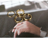 Кольца обручальные "Свадебная пара" 2 шт, фото 8