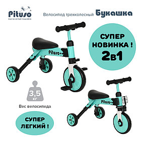 Велосипед трехколесный Pituso Букашка Зеленый