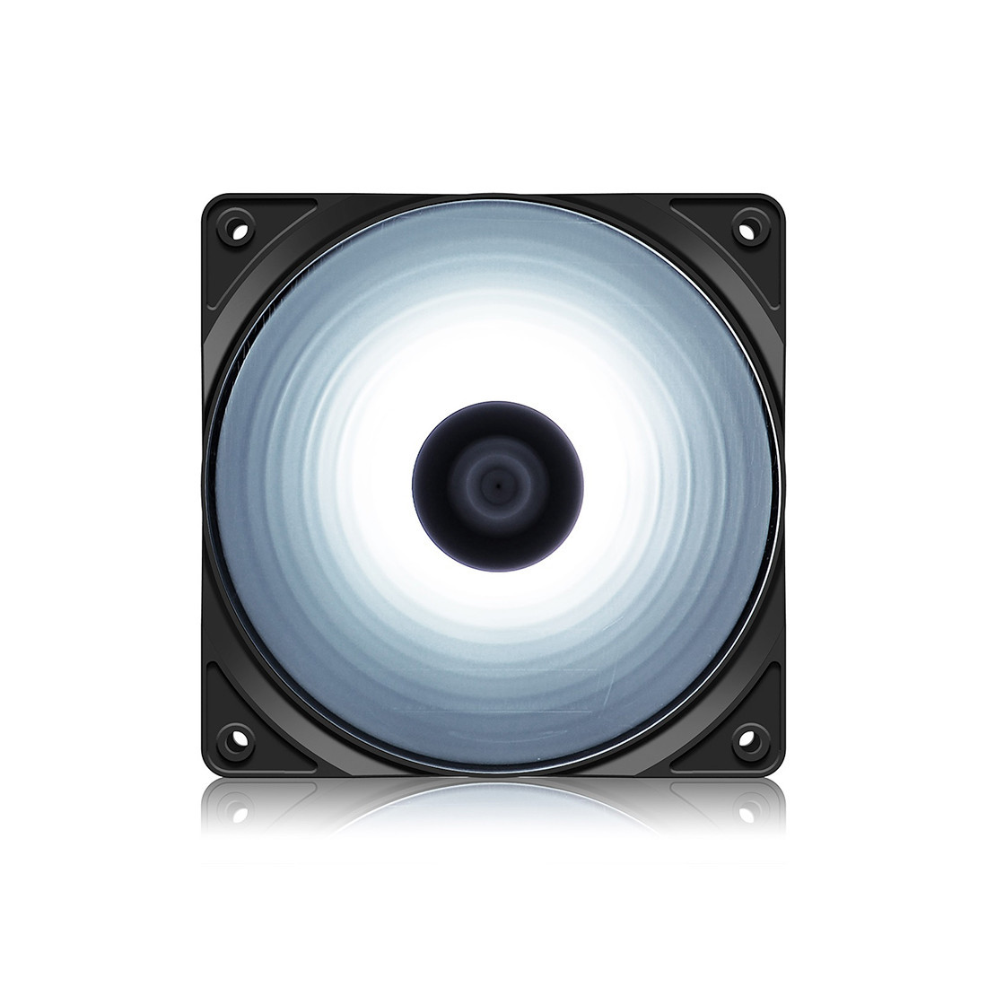 Кулер для компьютерного корпуса Deepcool RF 120W 120 мм LED White Molex Чёрный