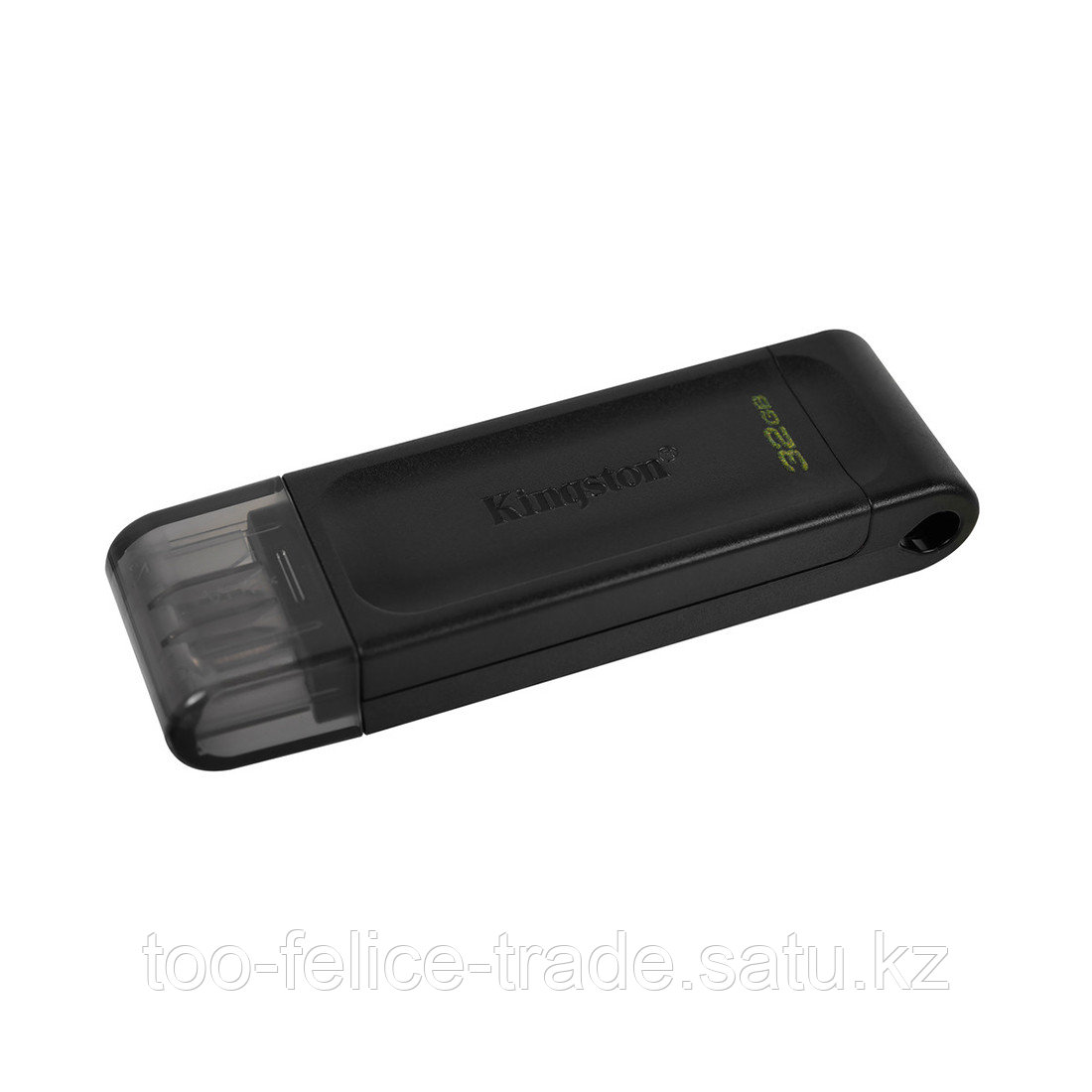 USB-накопитель Kingston DT70/32GB 32GB Type-C Чёрный