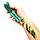 Нож-ятаган складной балисонг «Носорог» в чехле по мотивам Counter-Strike (Медная радуга), фото 4