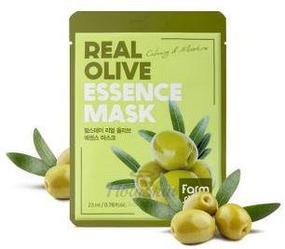 Маска тканевая для лица с экстрактом оливы - Real olive essence mask, 23мл