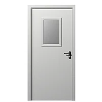 Дверь противопожарная со стеклопакетом однопольная