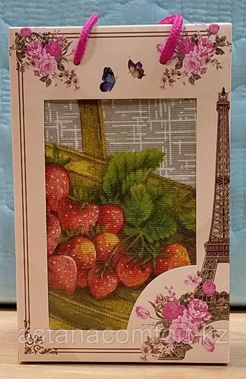 Кухонные полотенца в ассортименте. Рогожка. Россия.