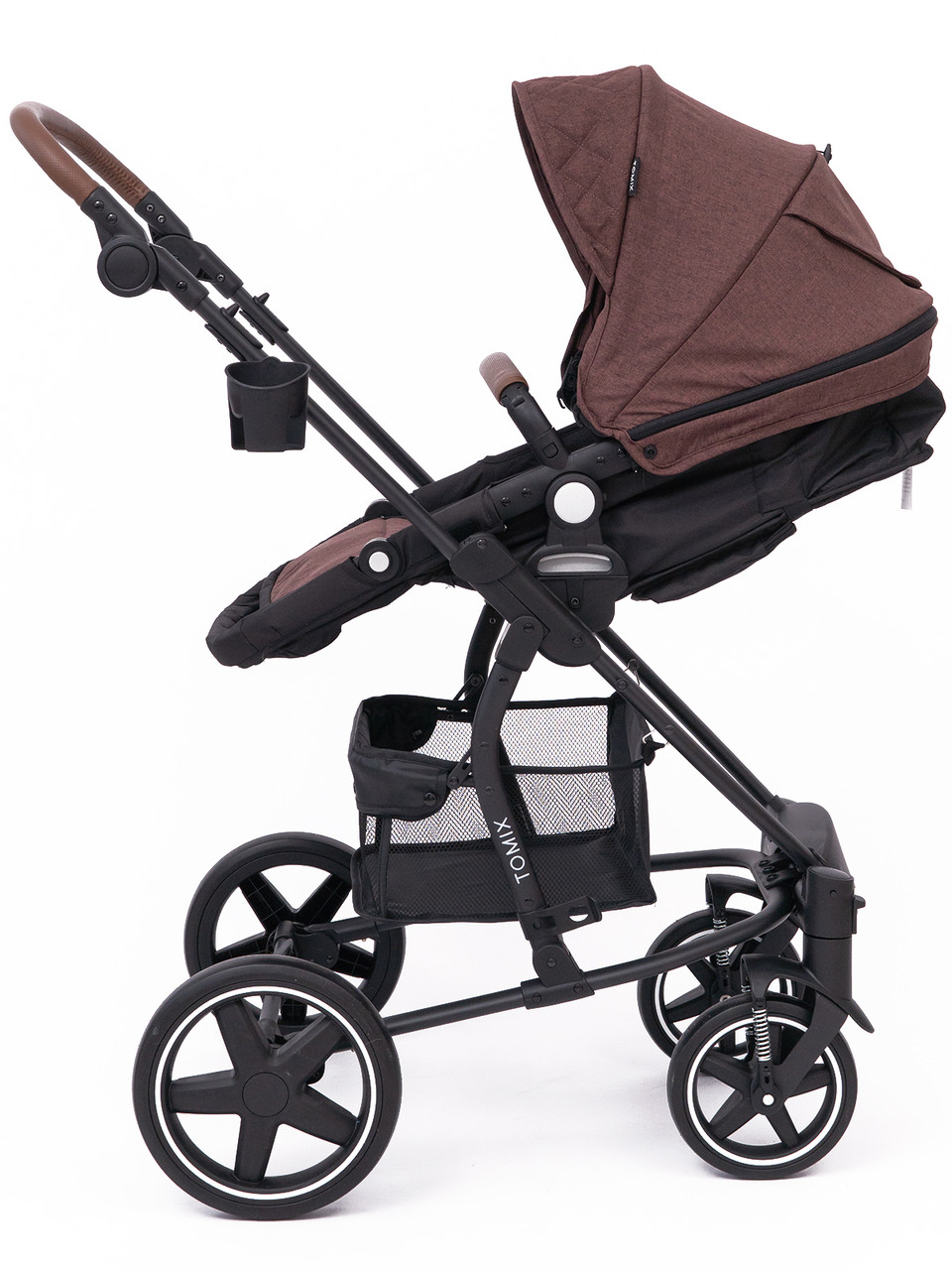 Детская коляска Tomix Madison 3 в 1 Brown - фото 4 - id-p98517436
