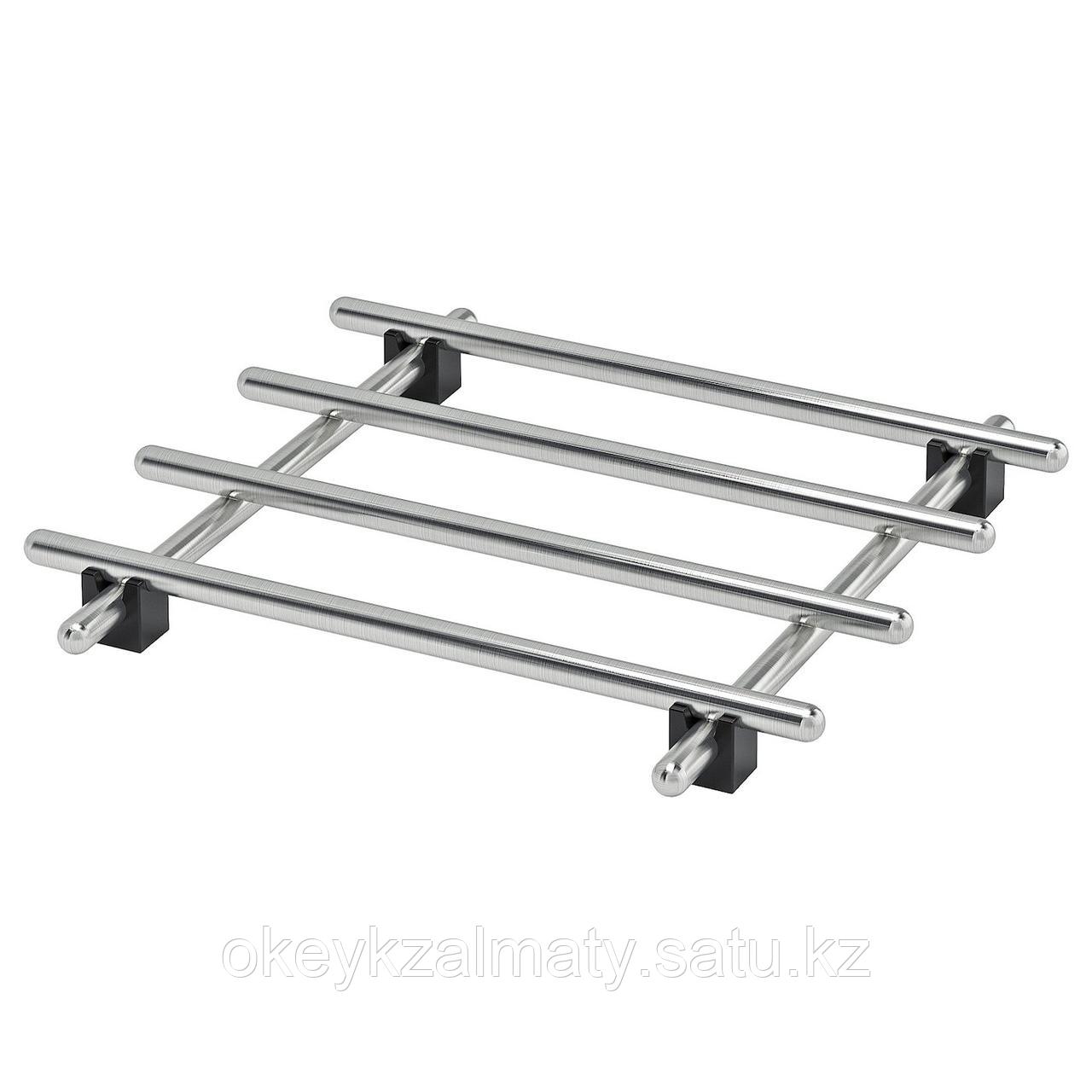 IKEA: Lämplig Лэмплиг. Подставка под горячее, нержавеющ сталь 18x18 см 403.734.70