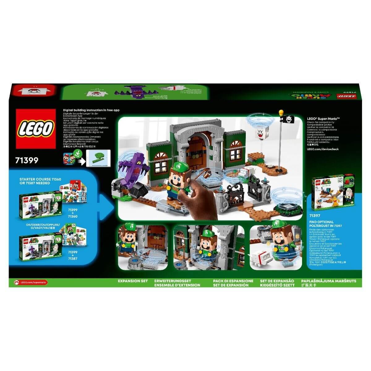 Lego Super Mario Дополнительный набор «Luigi’s Mansion™: вестибюль»