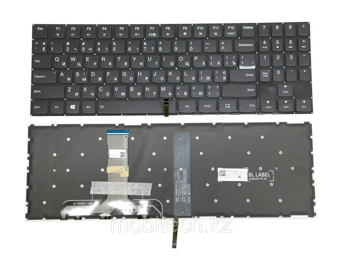 Клавиатуры Lenovo Y540 Y520 Y530 Y740 Y9000 PC5YBG-RU подсветка белая клавиатура c RU/EN раскладкой