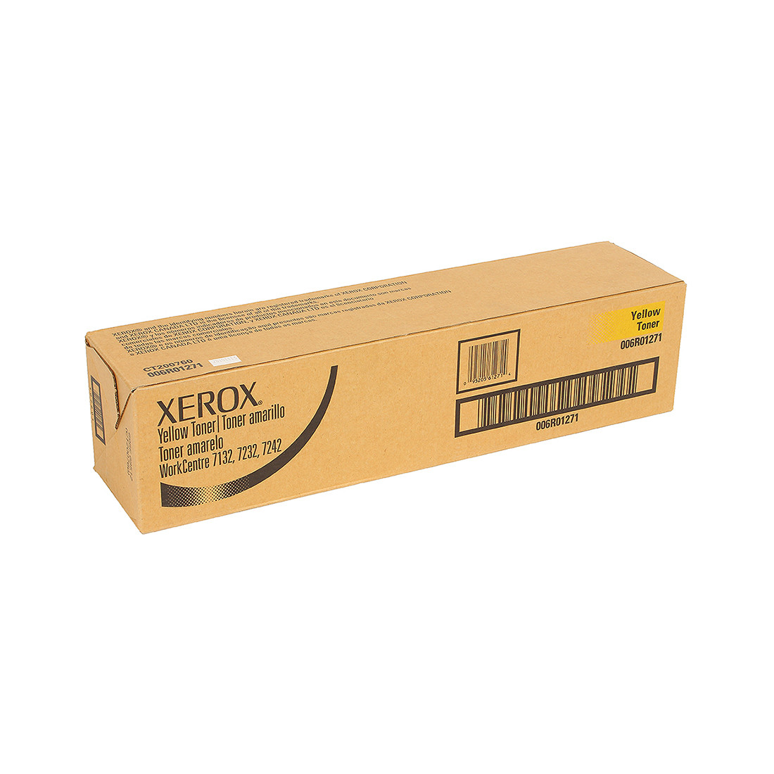 Тонер-картридж  Xerox  006R01271 (жёлтый)  Для Xerox WorkCentre 7132/7232/7242  8 000 страниц (А4)