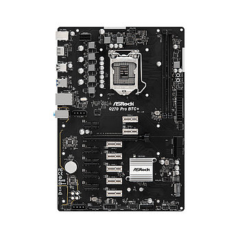 Материнская плата ASRock Q270 PRO BTC+, фото 3