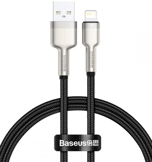 Кабель Baseus Cafule Series CATLJK-A01 Type-C-Lightning PD 20W 2.4A 1м Черный