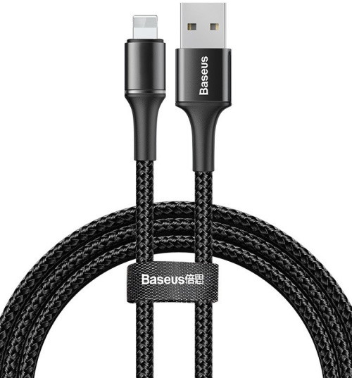 Кабель Baseus Halo CALGH-B01 Lightning 2.4A 1м Черный