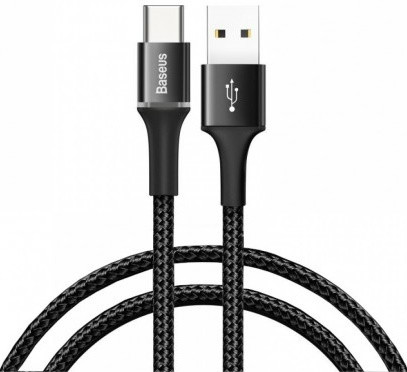 Кабель Baseus Halo CATGH-B01 Type-C 3A 1м Черный