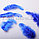 Перья для шаров 8 г синие, фото 8