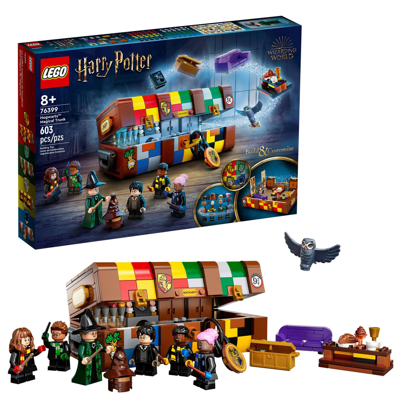 Lego 76399 Гарри Поттер Волшебный чемодан Хогвартса - фото 1 - id-p98517897