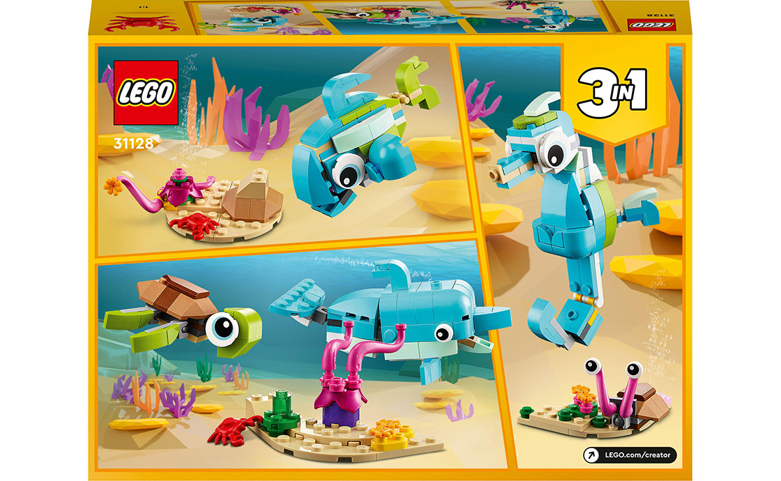 Lego 31128 Криэйтор Дельфин и черепаха