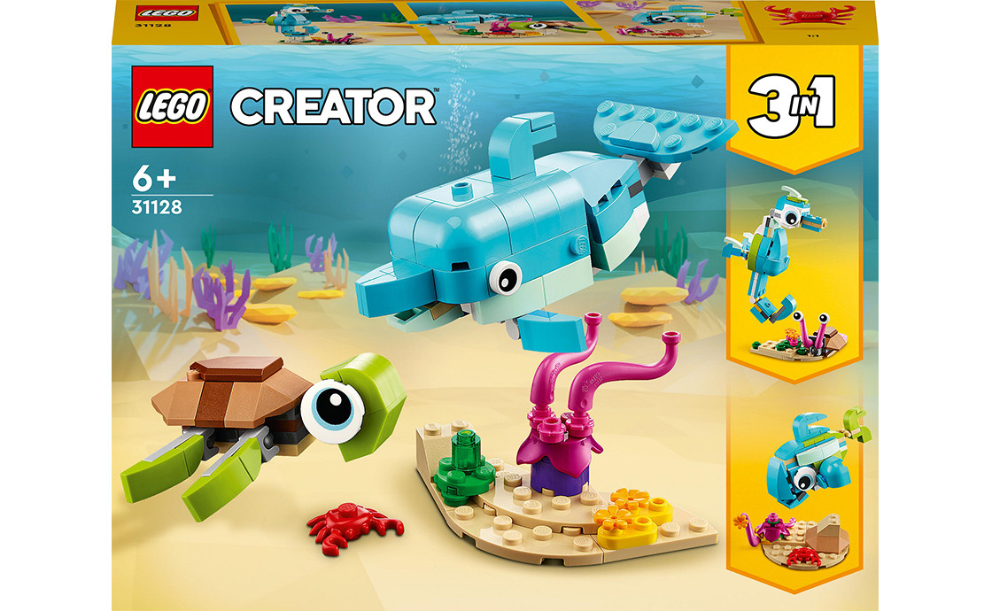 Lego 31128 Криэйтор Дельфин и черепаха - фото 1 - id-p98517904