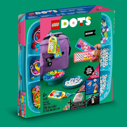 Lego DOTs Боьшой набор бирок для сумок надписи 41949