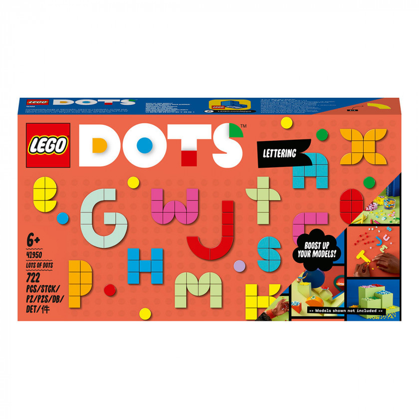 Lego DOTs Большой набор тайлов буквы 41950
