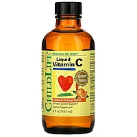 ChildLife, Essentials, жидкий витамин С, натуральный апельсин, 4 жидких унции (118, мл)