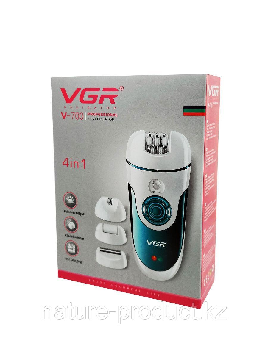 Эпилятор с 4 насадками VGR V-700