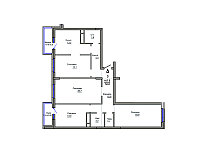 Четырехкомнатная квартира 107,5 кв.м в ЖК АТАМАРИ, фото 1